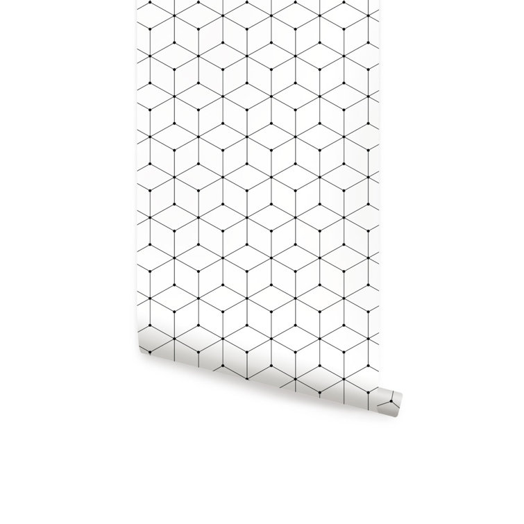 Wrought Studio Mckibben Peel & Stick Geometric Wallpaper Wayfair